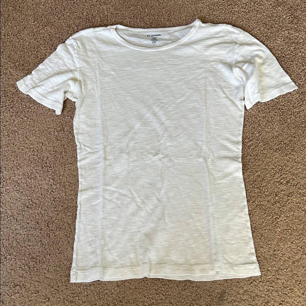 Brandy Melville White Short Sleeve Tee